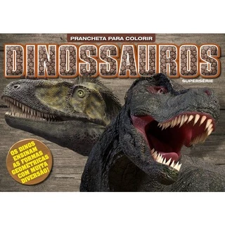 Dinossauros - Pranchetas para Colorir Formas