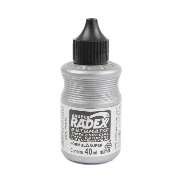 Tinta Para Carimbo E Auto Entintado Preto Ml Radex Automatic Em Shopee Brasil