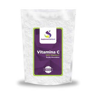 Vitamina C em Pó - Ácido Ascórbico 500g - 100% Puro Importado