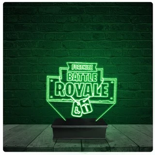 Luminária Abajur Acrílico Led - Fortnite battle Royale