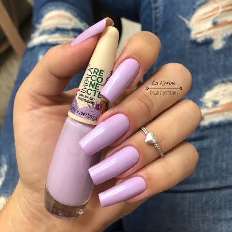 Esmalte “Impala - Reconecte” - Cor Roxo Claro “Link Na Biodiversidade”