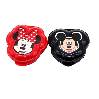 Porta Mix de Plástico Com Tampa Fixa em Formato Mickey e Minnie