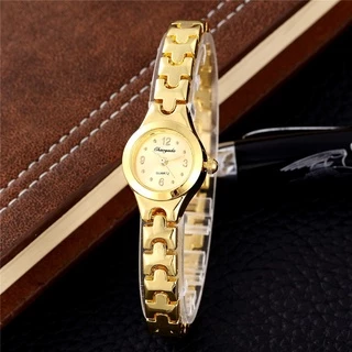 Relógio De Pulso Feminino De Quartzo Luxo Pulseira Elegante Relógios Casual Análogo Clássico De Liga Metálica