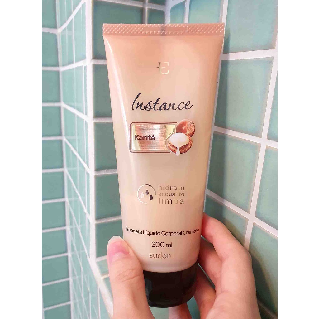 Sabonete Líquido Corporal Cremoso Karité Instance 200ml | Shopee Brasil