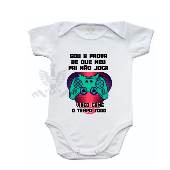 Body Bebê Personalizado Divertido Frases Baby Motocross Tal Pai Tal Filho  Produzido em Material Leve e Confortável