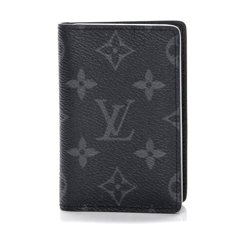 Carteira Slim Top 100% COURO LV Masculina / Feminina Pequena Prática