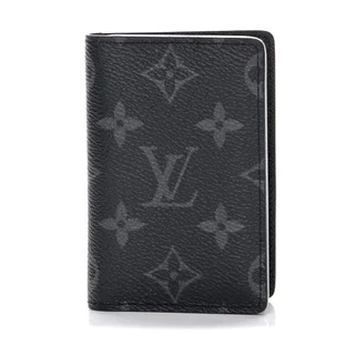 Carteira Slim Top 100% COURO LV Masculina / Feminina Pequena Prática