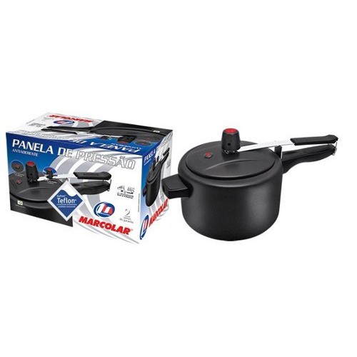 Panela De Pressão 4,5 Litros Antiaderente Teflon