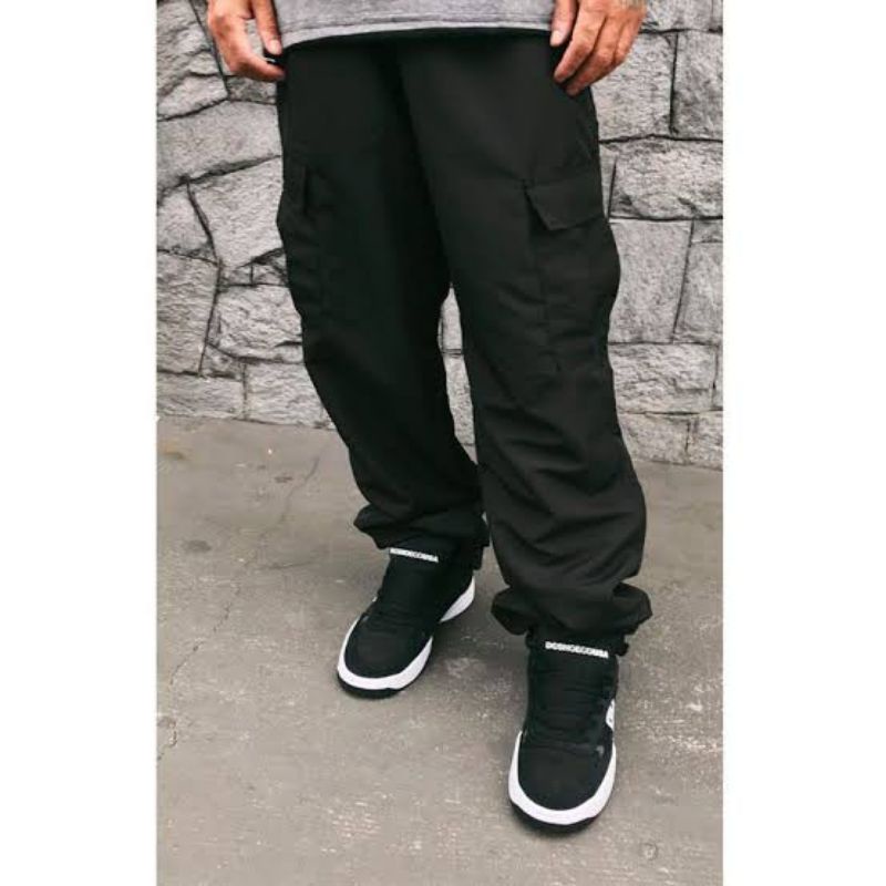 Calça cargo hot sale tactel masculina