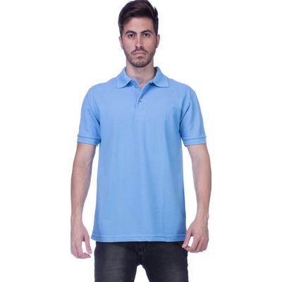 Camisa Gola Polo Azul Celeste Unissex Shopee Brasil