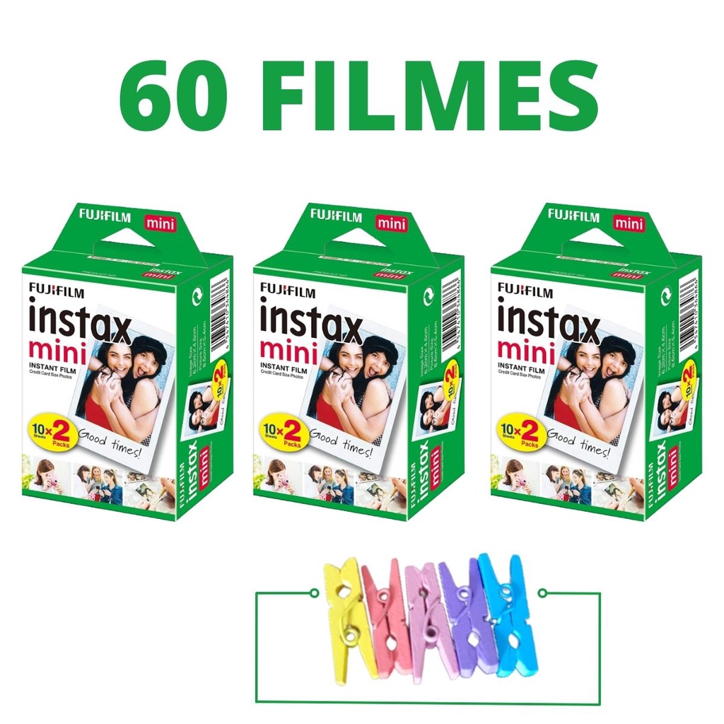 Films Para Fujifilm Instax Mini 7 8 9 11 Fotos Papel 20 films