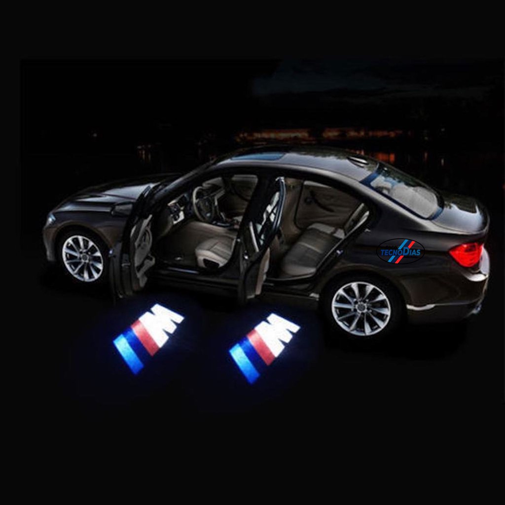Par Luz Cortesia Porta Bmw 320I F30 2013 - Reflete Logo BMW