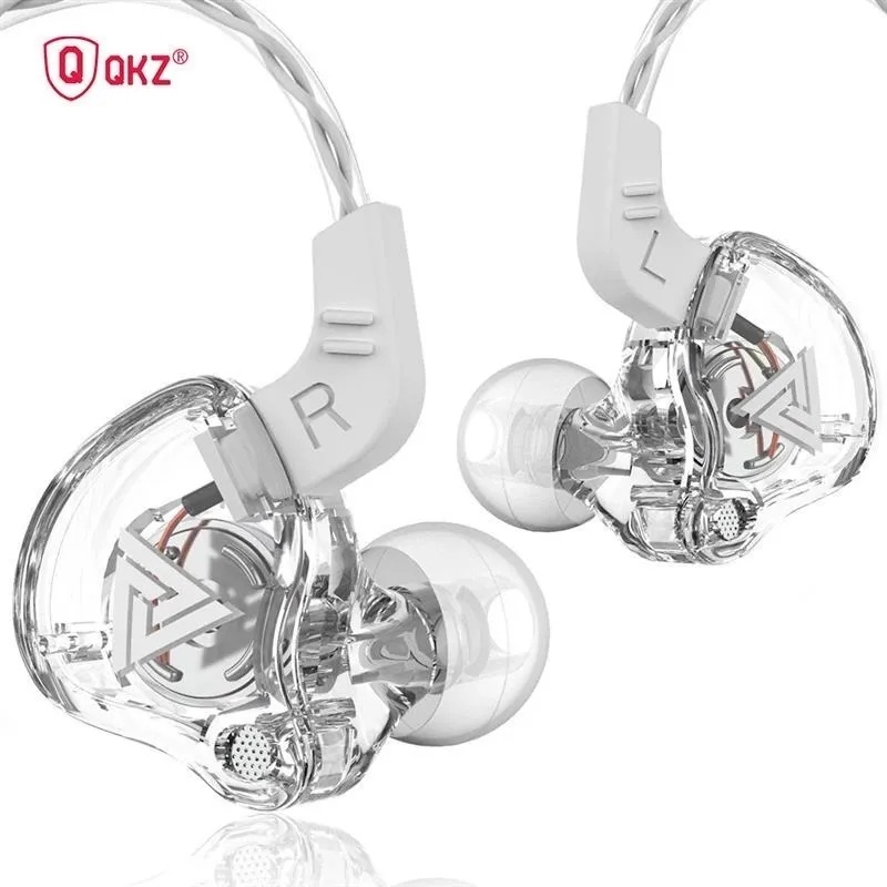 Fone De Ouvido Retorno De Palco Qkz Ak6 C/ Microfone In Ear