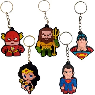 Chaveiro Emborrachado Alto Relevo Super Heróis