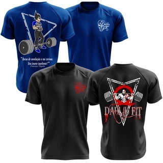 Camiseta Dry Fit Treino Musculação Crossfit Kit 2uni Lançamento Dabliu Fit Original