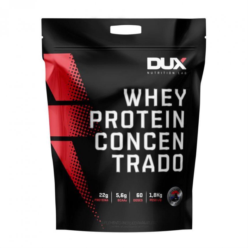 Whey Protein Concentrado Refil (1,8kg) – Dux Nutrition – Chocolate