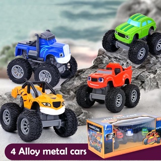 Blaze Monster Machines Carro Brinquedos 6 Pçs/set Puxar Para Trás Carro  Saneamento Corrida Modelos De Engenharia Cores Aleatórias Educacional  Crianças Brinquedo - Trilhos Para Carros E Bicicletas - AliExpress