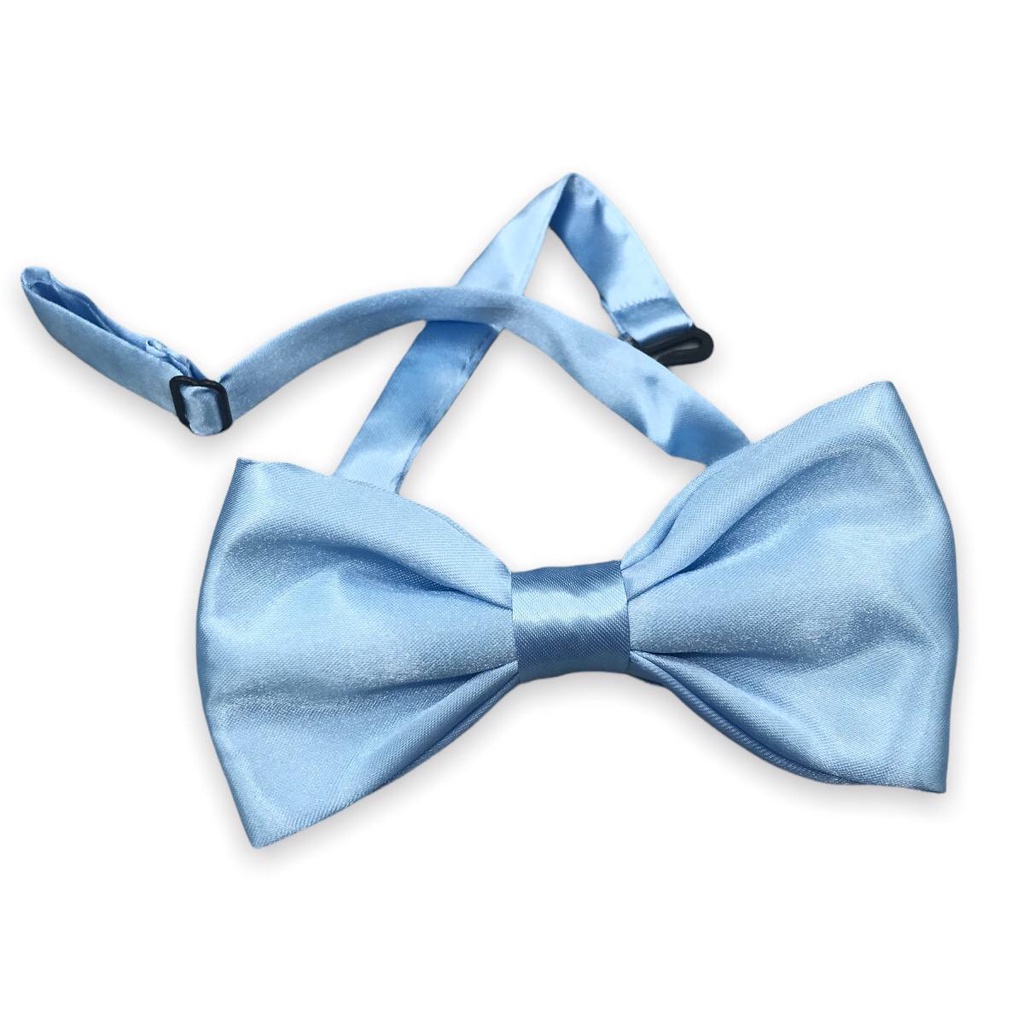 Gravata Borboleta Adulto Azul Serenity Para Padrinhos
