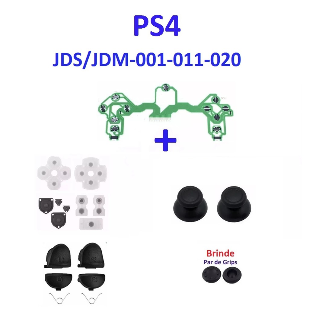 Kit peças reparo Controle PS4 JDS / JDM-001 / 011 / 020