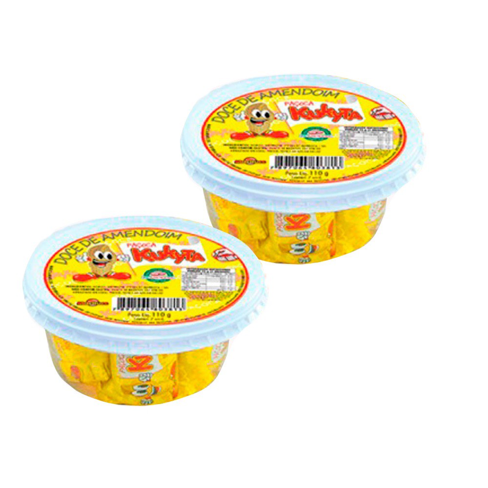 Paçoca Rolha Kukyta com 14 unidades 220g Paçoquita Emabalada Individual ...