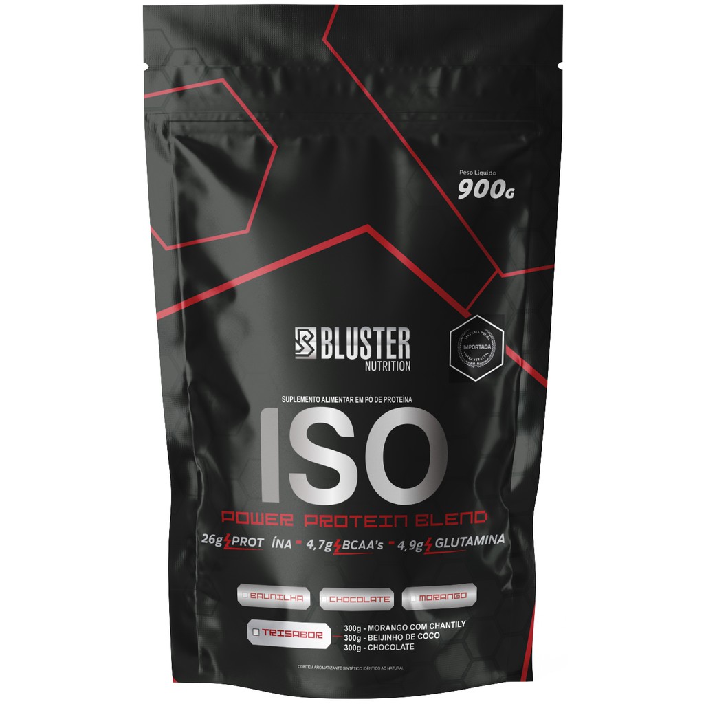 Whey ISO Power Protein Blend Pounch 900gr – Bluster Nutrition