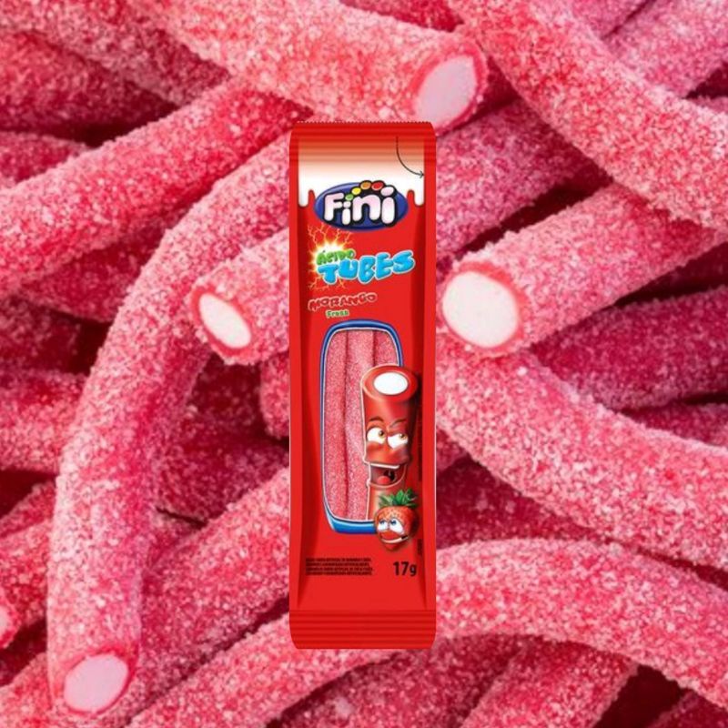 Fini Tubes Bala de Goma Gelatina Sabores Diversos 15g/17g | Shopee Brasil