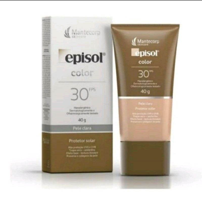 Protetor Solar Facial Episol Color- Mantecorp Skincare Fps 70- Pele ...
