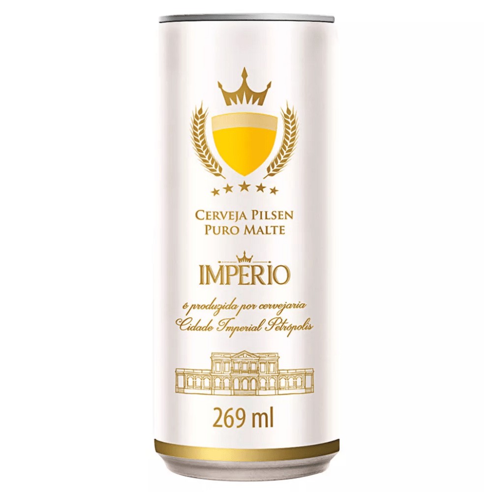 3 unidades Cerveja Império Puro Malte 269mL | Shopee Brasil
