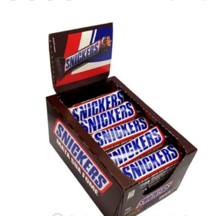 Caixa Chocolate Snickers 20 Unidades De 45 G Cada | Shopee Brasil