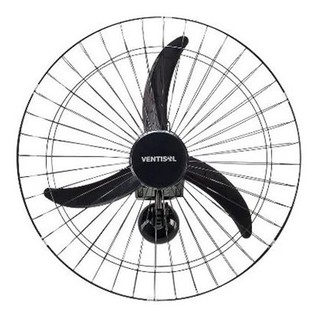 Ventilador De Parede 60cm 200w Bivolt Preto 543 Ventisol