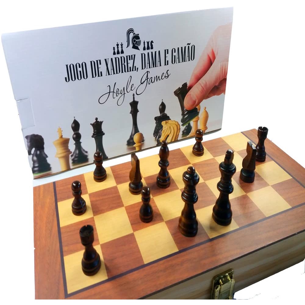 Jogo tabuleiro 6x1 xadrez damas ludo trilha velha resta1