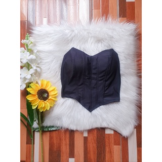 Noey Store Cropped Corset Tomara Que Caia Corselet Com Bico Ponta Em V