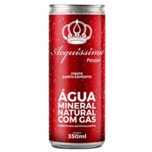 Água mineral acquissima lata 350 ml 12 unidades | Shopee Brasil