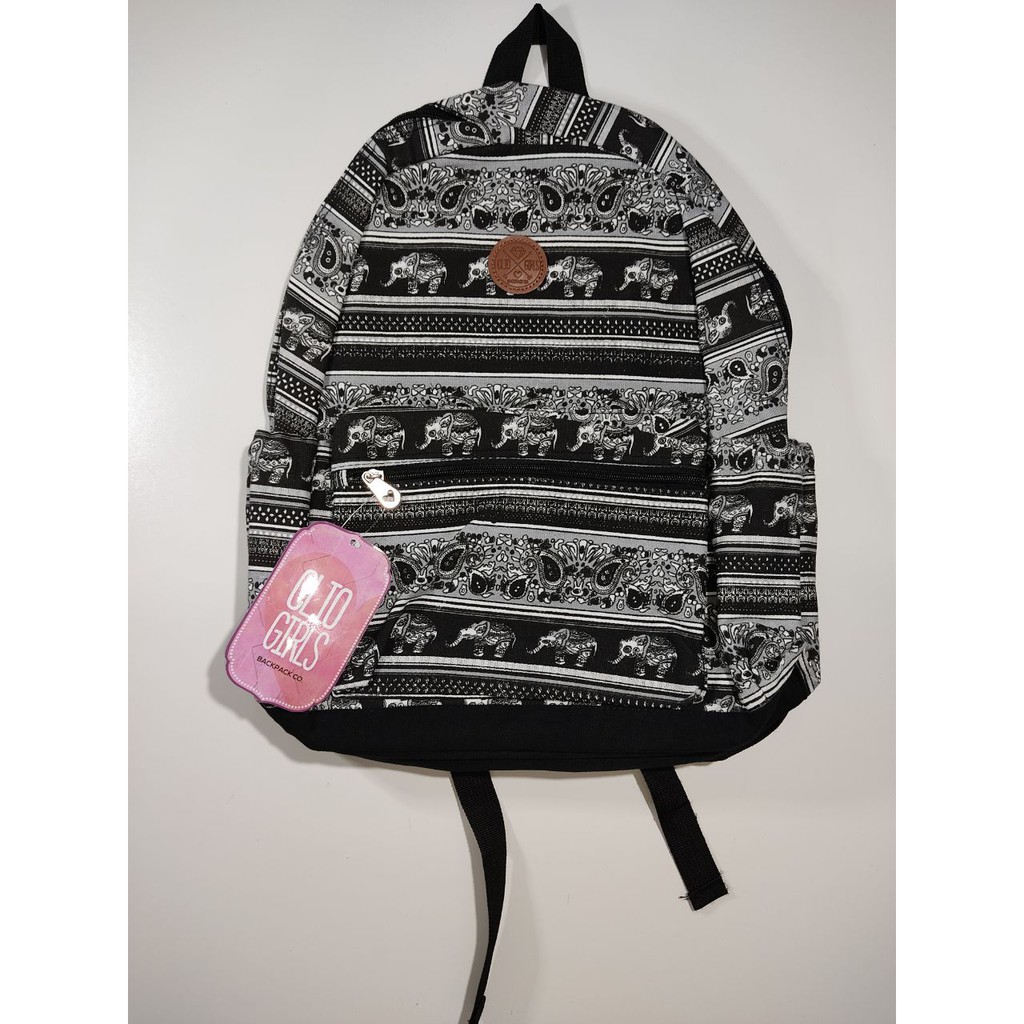 Mochila Feminina Juvenil Elefante Diversas Cores Indiana Clio