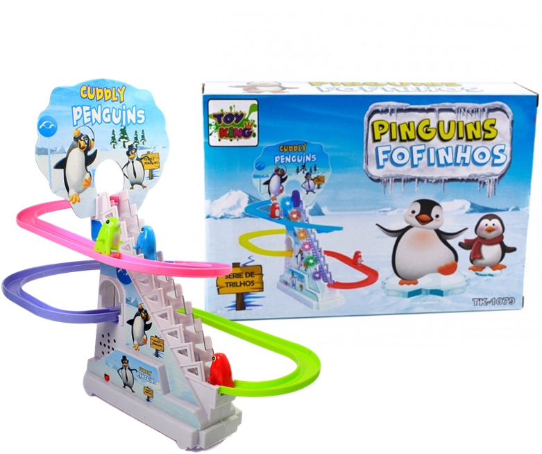 Pista Musical Descida Dos Pinguim Carrinho - Cubbly Penguins - Loja de  Brinquedos - Pulo do Gato em até 12x