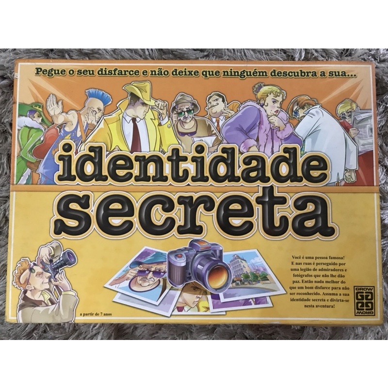 Jogo Identidade Secreta - Loja Grow