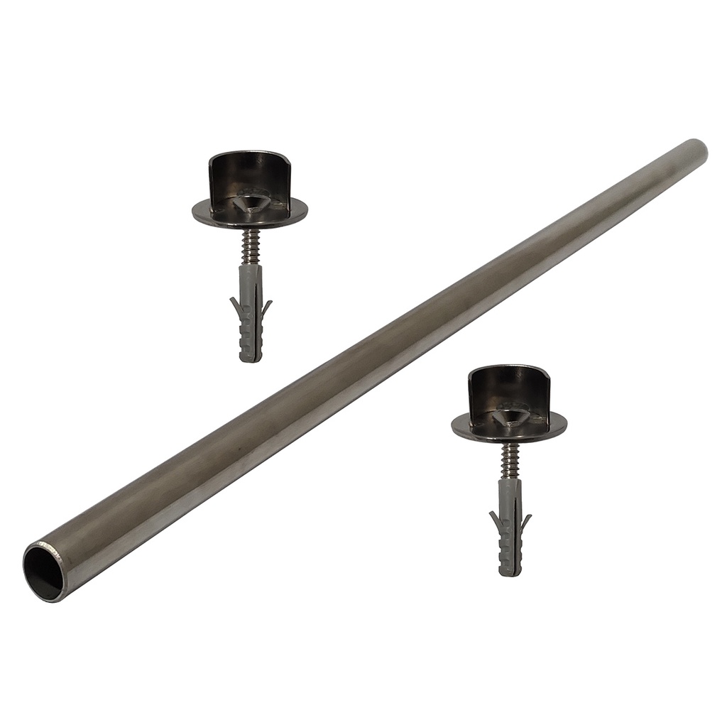 Kit Varão de Inox + Suporte Individual p/ Elevação de Grelha | Shopee ...