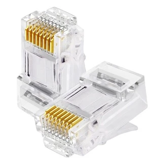 Conector Para Cabo De Rede Rj45 Pacote Com 10 Unidades