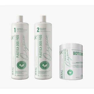 Progressiva Royal Plástica dos Fios Orgânica + Botox Sem Formol