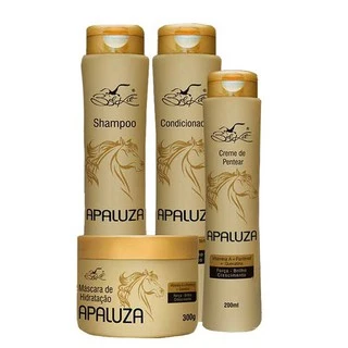 Kit Apaluza Belkit - Shampoo Condicionador Máscara - 3 Produtos