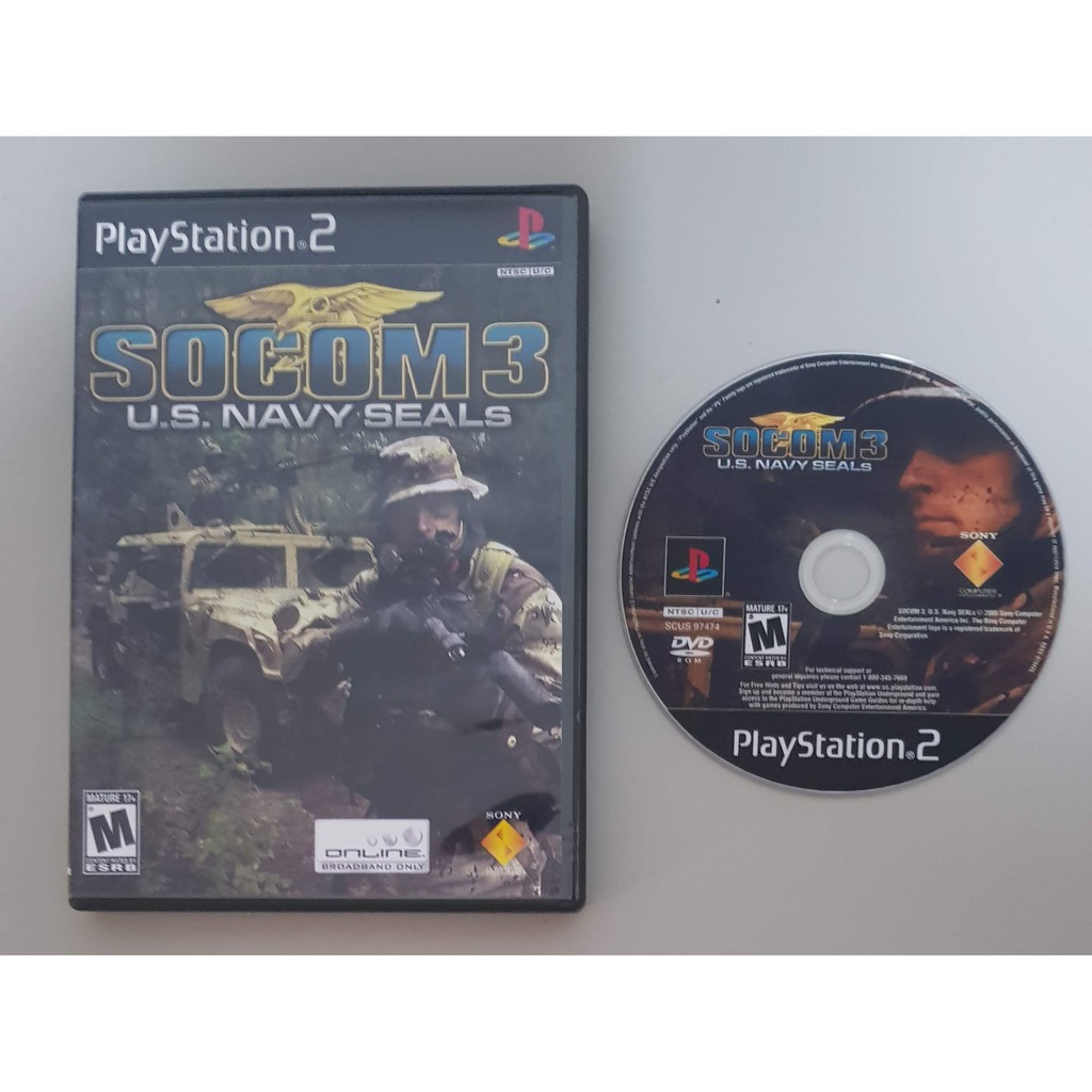 Socom 3 Lacrado Us Navy Seals Ps2 Original Colecionador Novo