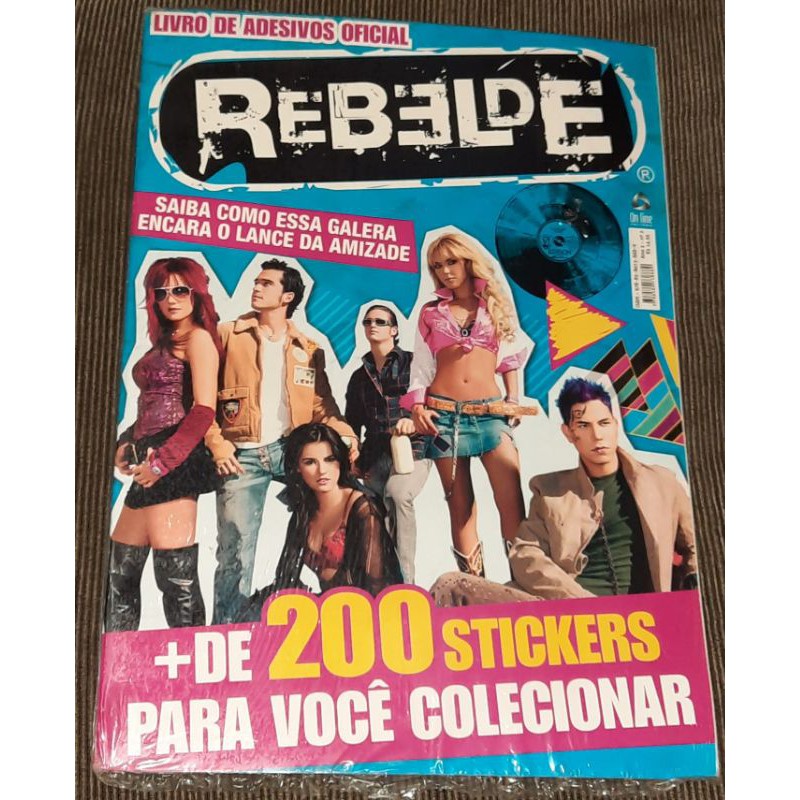 Livro De Adesivo Oficial Rebelde Rbd Lacrado Shopee Brasil 7585