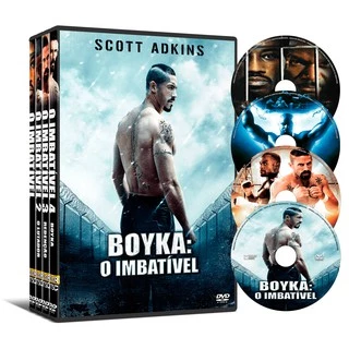Dvd Filmes Clássico Coleção O Imbatível/Boyka - 4 Filmes Dual Áudio