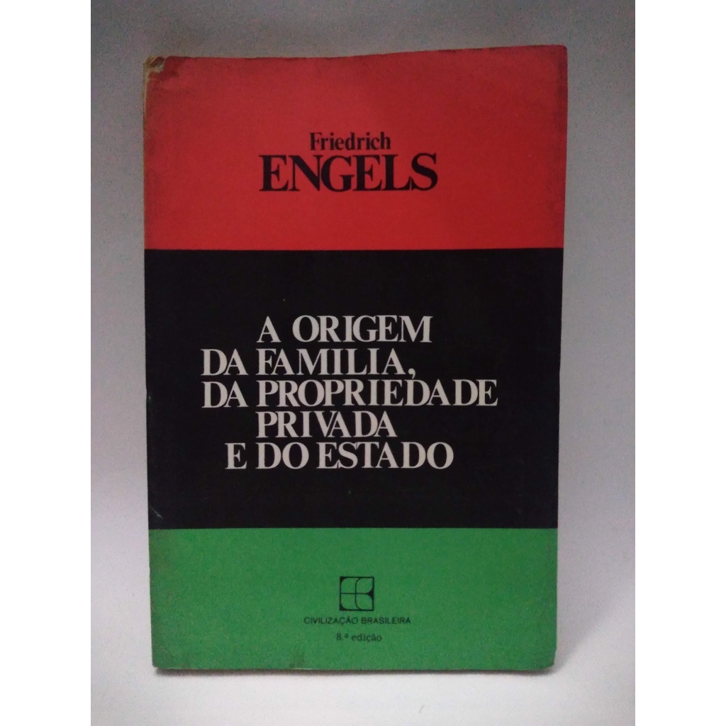 Livro A Origem da Família, da Propriedade Privada e do Estado Por Friedrich Engels Shopee