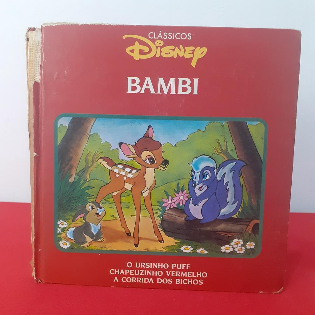 LIVRO - Clássicos Disney - Bambi, O Ursinho Puff, Chapeuzinho Vermelho ...