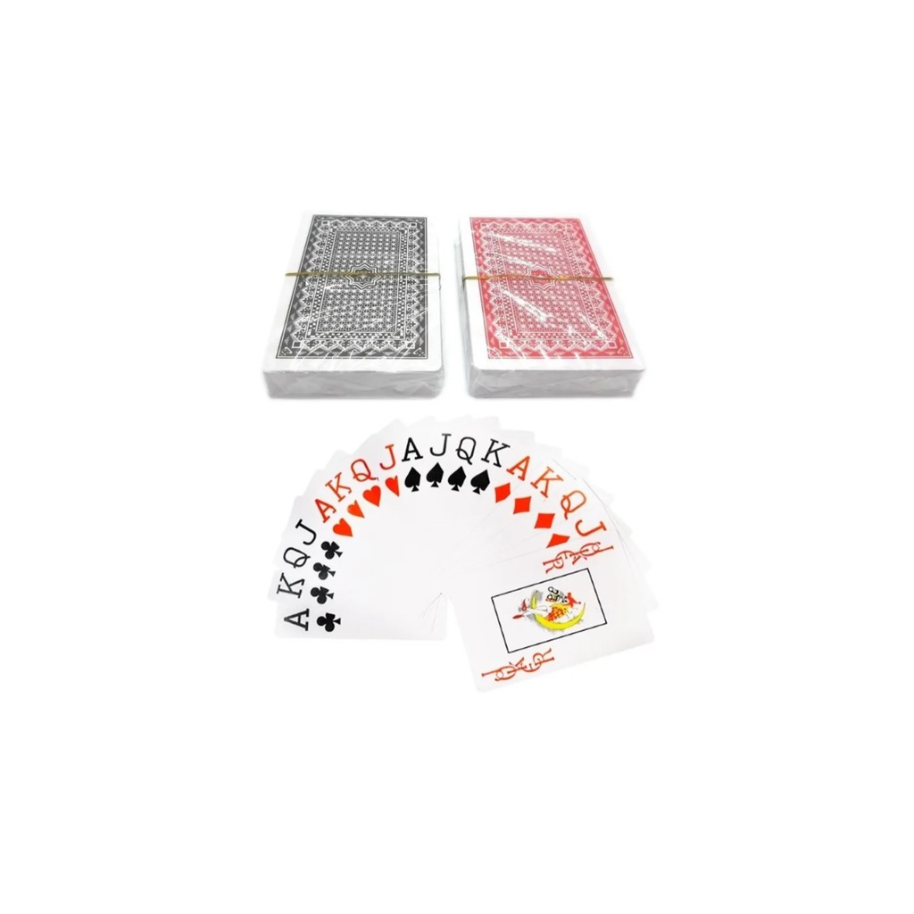 Jogo De Baralho Duplo 100% Plástico Estojo Cartas Laváveis Truco Pôquer 21  Buraco Paciência - 123 Útil - Baralho - Magazine Luiza