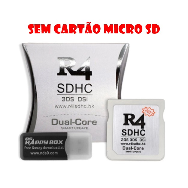 Cart o R4 Nintendo DS 2DS 3DS Sem Cart o de mem ria