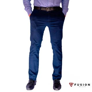 Calça Masculina Sarja Slim - Elastano - Esporte Fino