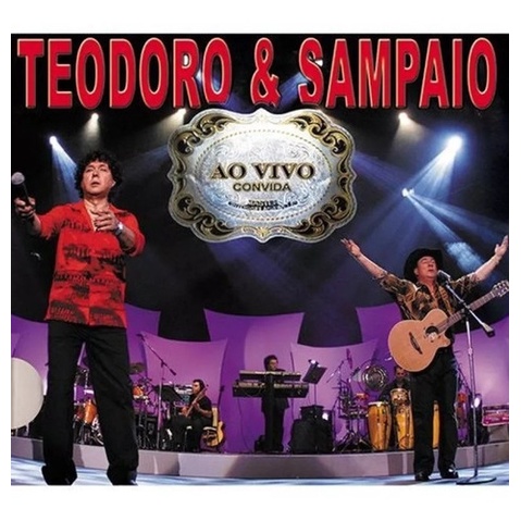 Cd Teodoro E Sampaio - Ao Vivo Convida (original E Lacrado) | Shopee Brasil