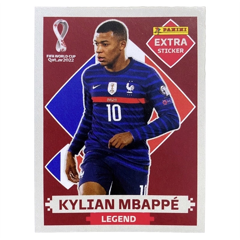 Figurinha Kylian Mbappé Lengend Copa do Mundo